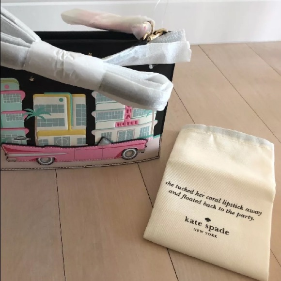 NWT Kate Spade Checking in car Sima Crossbody Bag - Picture 3 of 8
